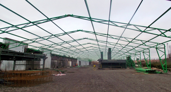 Fabricación y montajes estructuras metálicas. Pavimentos y fundaciones
