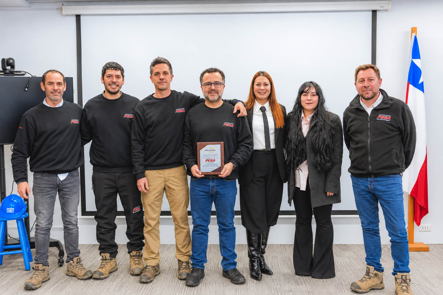 Ceremonia de Reconocimiento Mutual de Seguridad - Constructora PESA